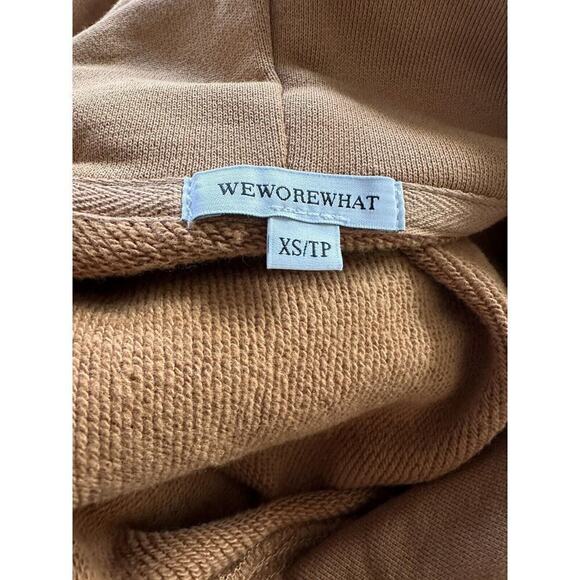 WeWoreWhat Oversized Hoodie Womens Sweatshirt Color Gold Size Xsmall - Picture 4 of 7